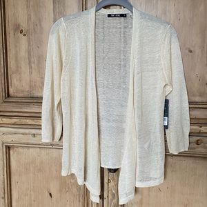 Nic + Zoe ivory 4-way cardigan NWT size PP